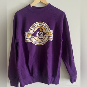 Excellent condition vintage East Carolina University sweatshirt size L